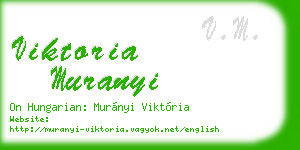 viktoria muranyi business card