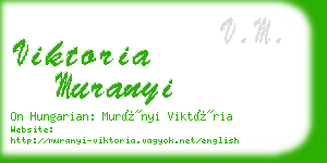 viktoria muranyi business card